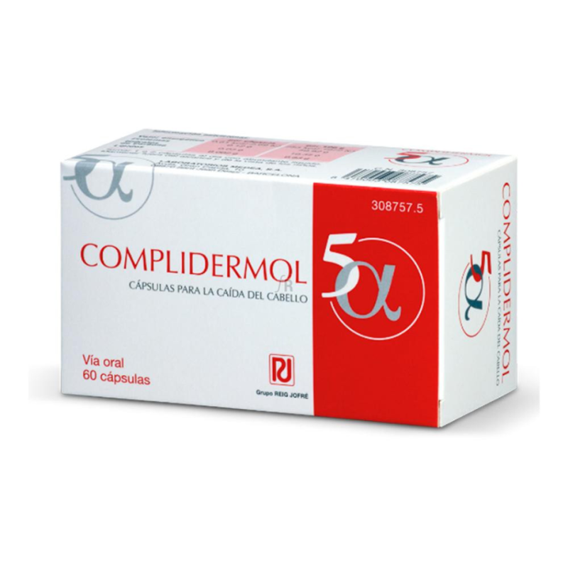 Complidermol 5 Alfa 60 Cápsulas | Complemento Alimenticio