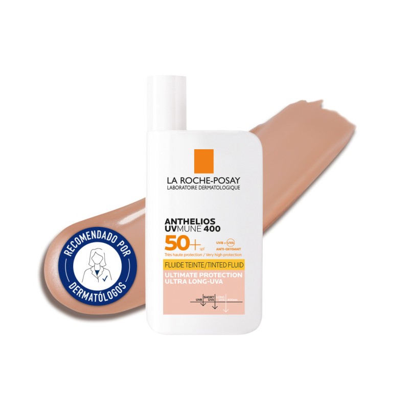 Anthelios Fluido Invisible Spf 50+ Color  1 Bote 50 Ml
