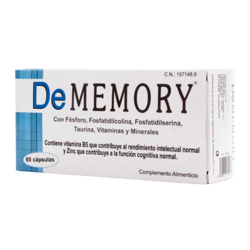 Dememory 30 Cápsulas | Complemento Alimenticio para la