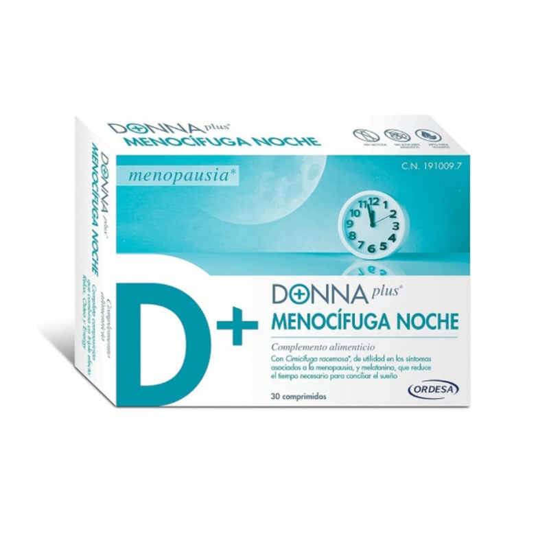 Donna Plus Menocífuga Noche 30 Comprimidos | Bienestar y