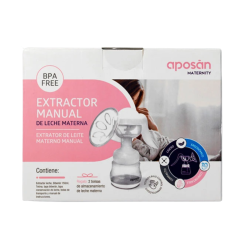 Extractor Manual de Leche Materna Aposán Maternity | Extracción Cómoda y Suave