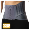 Faja Lumbosacra Semirrígida Cruce Lumbar Primspine Care Talla L Color Gris