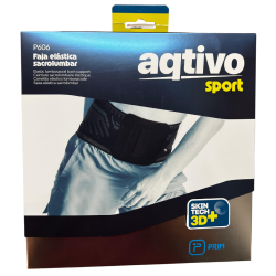 Faja Lumbosacra Elástica Aqtivo Sport Talla L | Soporte y