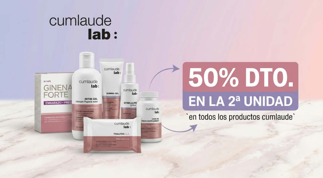 Cumlaude 50% de descuento en la segunda unidad